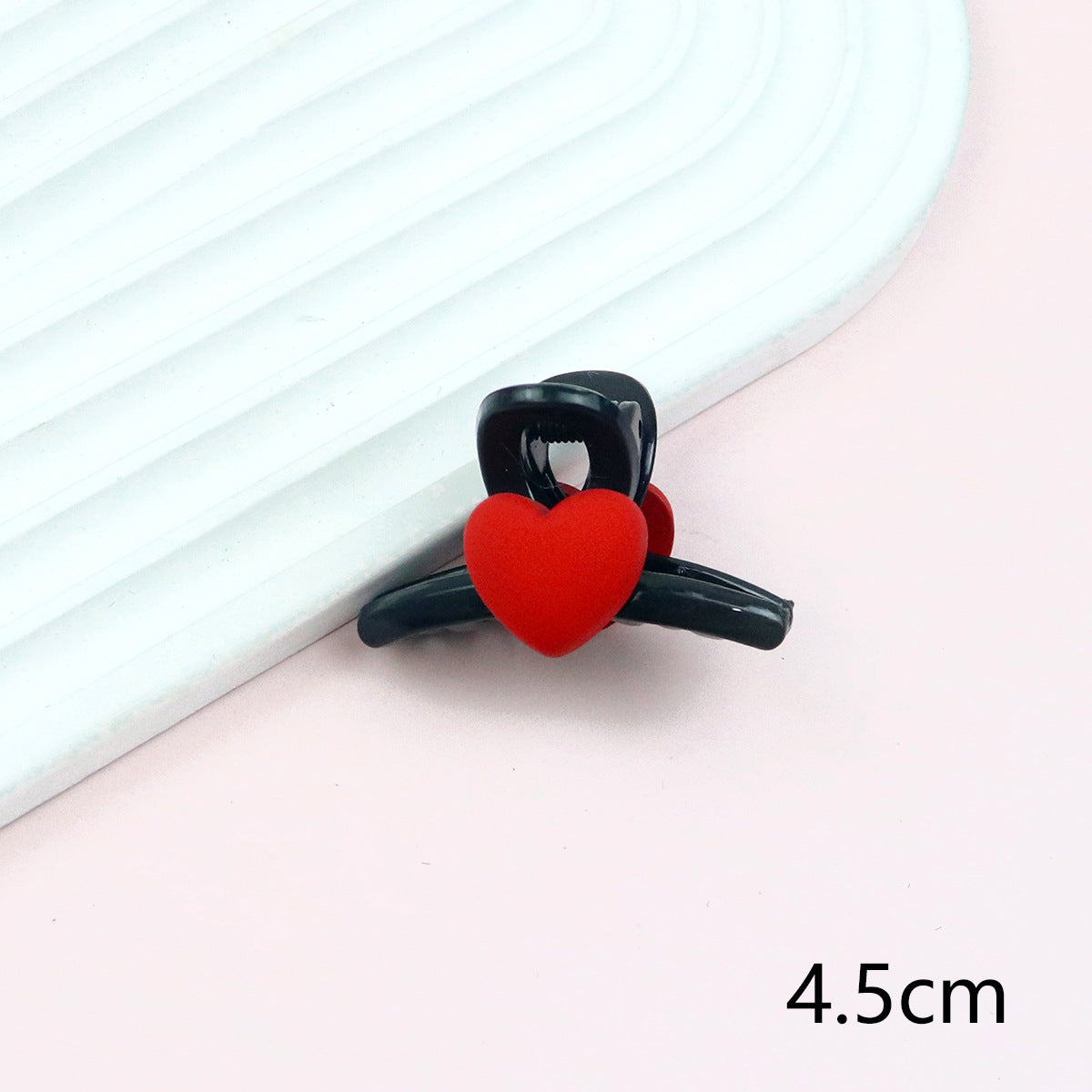 Wholesale Valentine's Day Red Love Pink Peach Heart Children's Hair Rings